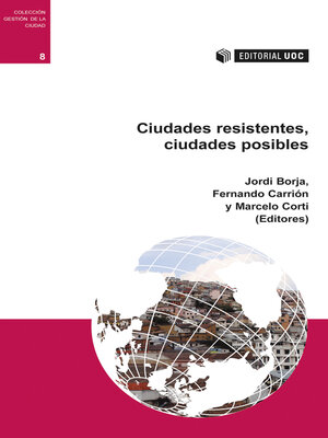 cover image of Ciudades resistentes, ciudades posibles